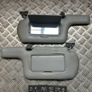 Козырек солнцезащитный Nissan Almera Classic (B10) (2006-2012) 9640195F0A 9640095F0H 9640195F0F	