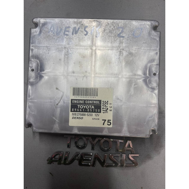 Блок управления двигателем Toyota Avensis T25 (2003-2009) 89661-05750 *mex