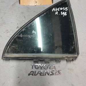Стекло двери заднее правое (форточка) Toyota Avensis T25 (2003-2009) 6812305050