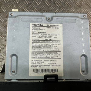 Дисплей радио дисковод проигрыватель навигация Toyota Camry 55 (2015-2018) 8610006491