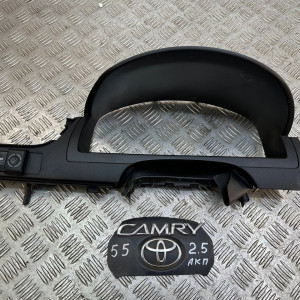 Накладка облицовка щитка приборов Toyota Camry 55 (2015-2018) 5541006020C1