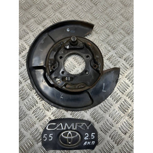 Защита щиток тормозного диска Toyota Camry 55 (2015-2018) 4650406080 *левый