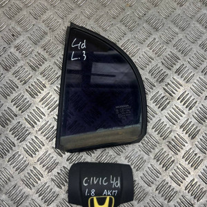 Стекло двери заднее левое (форточка) Honda Civic 4D (FD) (2006-2011) 73455SNBE00