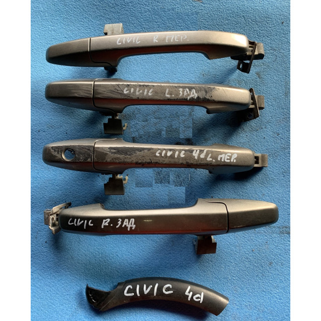 Ручка двери наружная передняя левая Honda Civic 4D (2006-2011) 72180SNBG01ZA 72180SNBG01ZC 72180SNBG01ZE
