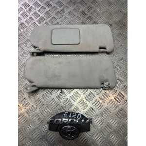 Козырек солнцезащитный Toyota Corolla E12 (2000-2006)  L,R 7432002260B1 / 7432002260B0