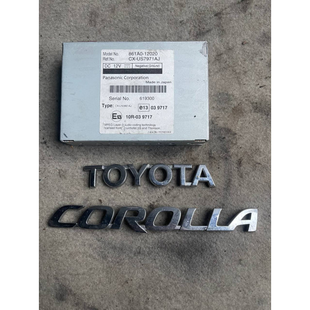 Магнитола мультимедиа блок Toyota Corolla E15 (2007-2013) 861A0-12020