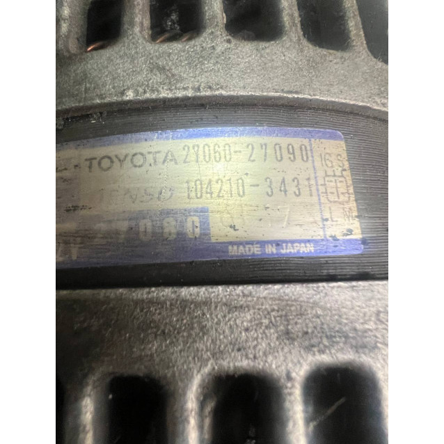 Генератор Toyota Corolla Verso (2004-2009) 2,0 TD МКПП 2706027090
