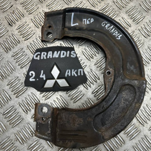Защита щиток тормозного диска Mitsubishi Grandis (2004-2010) передний левый