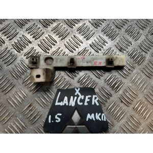 Кронштейн (направляющая) переднего бампера правый Mitsubishi Lancer X (2007-2013) 6400A404