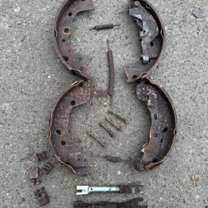 Колодки ручника тормозные Mitsubishi Lancer X (2007-2013) 4800A022