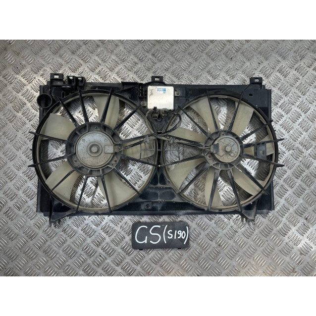 Диффузор с вентилятором радиатора Lexus GS (S190) 2005-2012 АКПП 1671131240 1636131080 1636131110