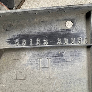 Защита днища короткая левая Lexus GS (S190) 2005-2012 5816830030