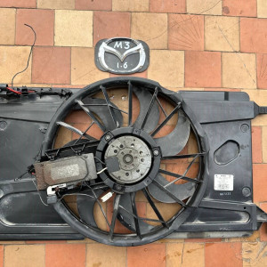 Диффузор с вентилятором радиатора Mazda 3 (2003-2009) 1,6 Z60115025B Z60115025H Z60115025C Z60115025D