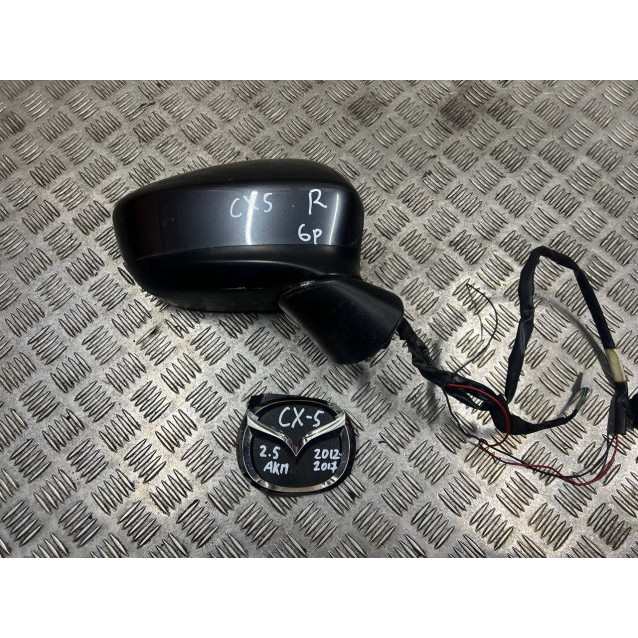 Зеркало правое Mazda CX-5 (2012-2017) KD3369121E 7pin