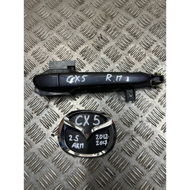 Ручка двери наружная правая передняя Mazda CX-5 (2012-2017) KD535841XB27   