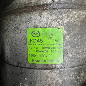 Компрессор кондиционера Mazda CX-5 (2012-2017) 2.5 АКПП KD4561450