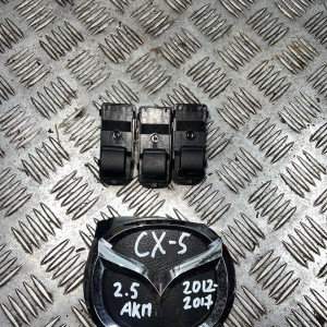 Кнопка склопідйомника одиночна Mazda CX-5 (2012-2017) KD3566660 KD3566370