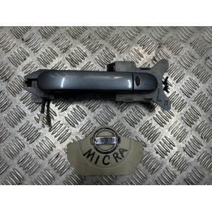 Ручка двери наружная левая передняя Nissan Micra K12 (2002-2011) 80611AX62B