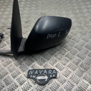 Зеркало левое Nissan Navara D40 (2005-2013) 963025X11A