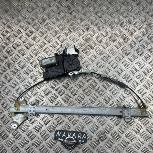 Стеклоподъемник передний левый Nissan Navara D40 (2005-2013) 807014X00E 80701EB300 *без моторчика