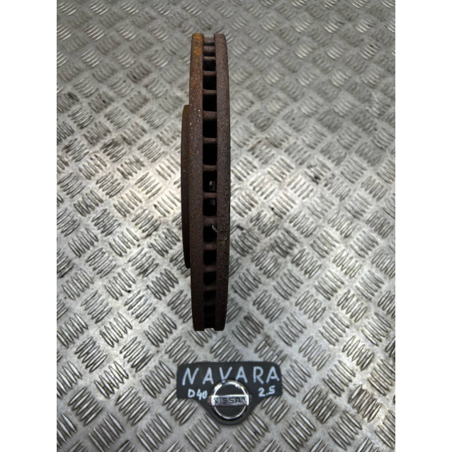 Диск тормозной передний Nissan Navara D40 (2005-2013) 296*28 16 дюймов 40206EB300