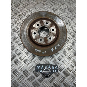 Диск тормозной передний Nissan Navara D40 (2005-2013) 296*28 16 дюймов 40206EB300