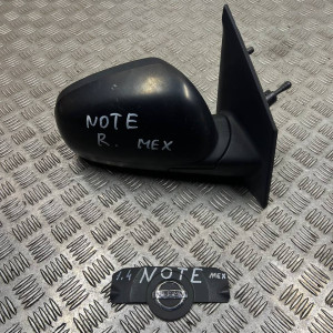 Зеркало правое Nissan Note E11 (06-13) 963019U01B *mex
