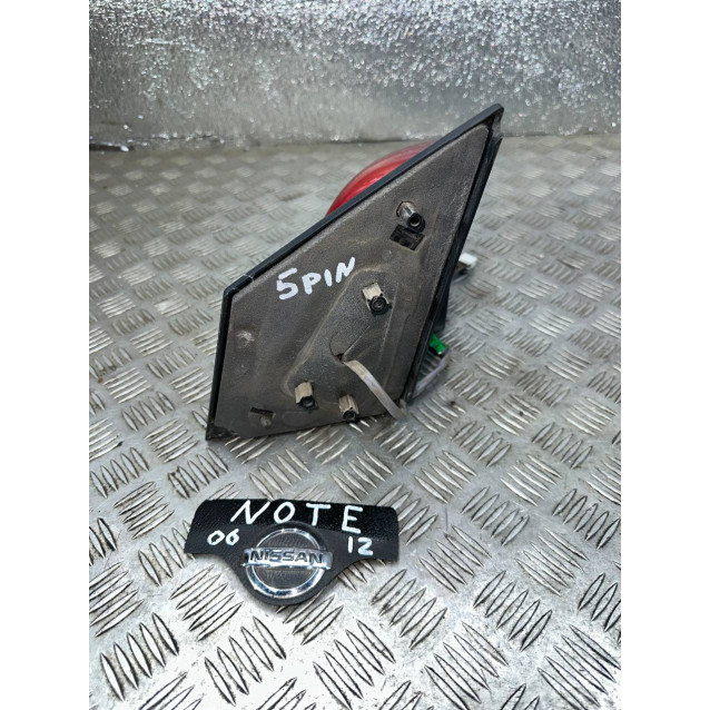 Зеркало правое Nissan Note E11 (06-13) 963019U01B *5 pin