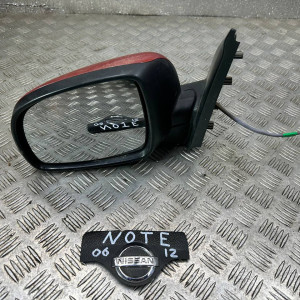 Зеркало левое Nissan Note E11 (06-13) 963029U00B *5 pin