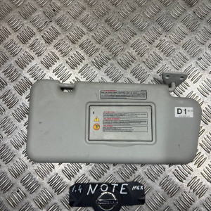 Козырек солнцезащитный Nissan Note (E11) (2006-2013) 964019U100 96400BH00B 96401BH00B