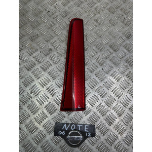 Фонарь отражатель левый Nissan Note E11(2010-2013) 265589U00A