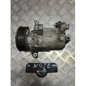Компрессор кондиционера Nissan Note 1.6 E11 (2006-2013) 92600СJ70B / 92600CJ70A