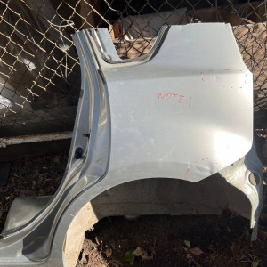 Порог левый со стойкой А,В и С + крыло заднее Nissan Note (E11) 2006-2013