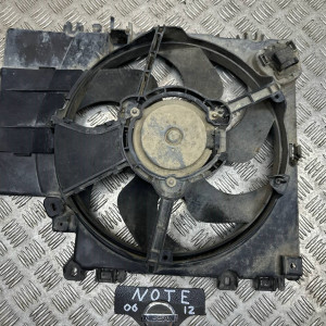 Диффузор с вентилятором радиатора Nissan Note E11(06-13) 21481AX800