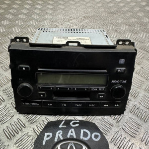 Магнитола радио AM/FM Toyota Prado 120 (2004-2009) 8612060530