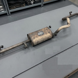 Глушитель центральная часть + хвост Toyota Prado 120 (04-09) 3,0 D-4D 1742030060 1743030030