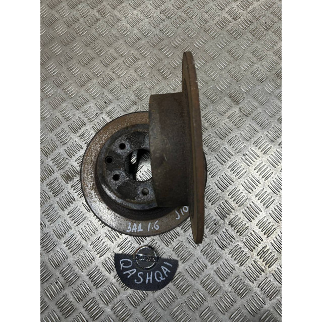 Диск тормозний задній Nissan Qashqai (J10)(2007-2014) 43206JD00A 43206JD00B