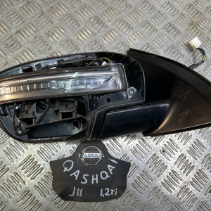 Зеркало правое Nissan Qashqai J11 (2014-2022) 96301HV58B *9 pin без задней крышки