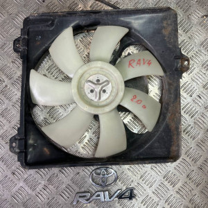Диффузор с вентилятором радиатора Toyota Rav-4 (2000-2006) 16363-28060 *7 лопастей