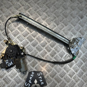 Стеклоподъемник задний правый Mitsubishi Space Star (1998-2005) MR503578 *в сборе