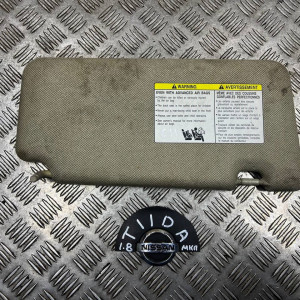 Козырек солнцезащитный Nissan Tiida C11 (2007-2013) 96400EM21A 96401EM11A