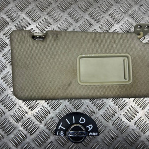 Козырек солнцезащитный Nissan Tiida C11 (2007-2013) 96400EM21A 96401EM11A