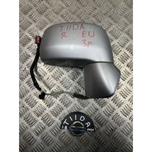 Зеркало правое Nissan Tiida C11 (2007-2013) K6301EL10D 96301EL12A 96301EL12B
