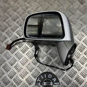 Зеркало левое Nissan Tiida C11 (2007-2013) седан K6302EL10D 96302EL12A 96302EL12B