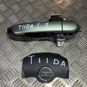 Ручка двери наружная левая задняя Nissan Tiida C11 (2007-2013) 82611ED000 82641EL10A