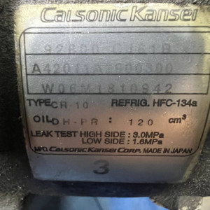 Компрессор кондиционера Nissan Tiida C11 (2007-2013) 92600CJ61B