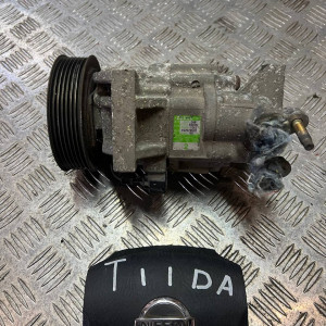 Компрессор кондиционера Nissan Tiida C11 (2007-2013) 92600CJ70A 92600CJ70B 92600CJ70C