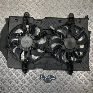 Диффузор с вентилятором радиатора Nissan X-Trail T31 (2007-2012) 2.0 МКПП 21481JG40B 21481JG40A